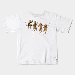 19th C. Drinking Monkeys Kids T-Shirt